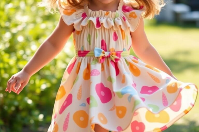 How to make a children's dress