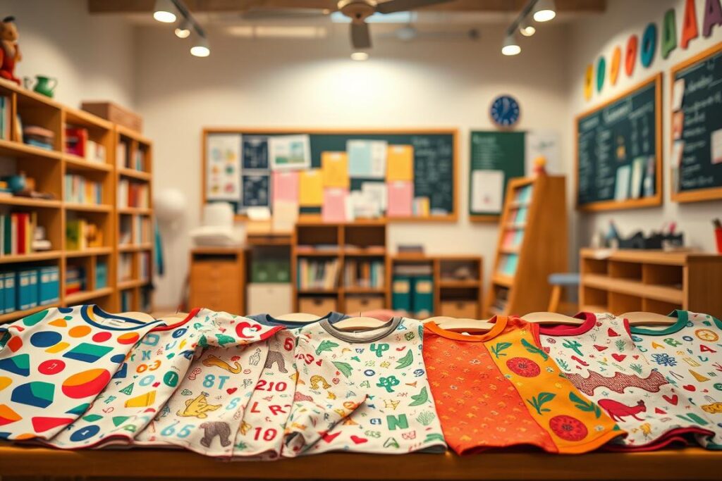 child clothing print matching