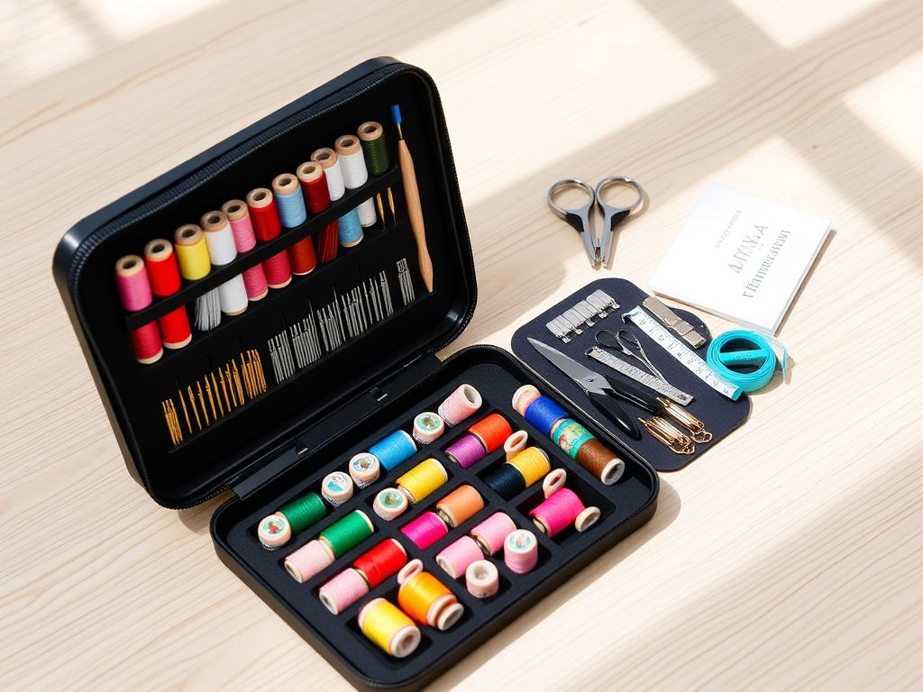 ARTIKA Premium Sewing Kit with 24 thread spools and essential tools