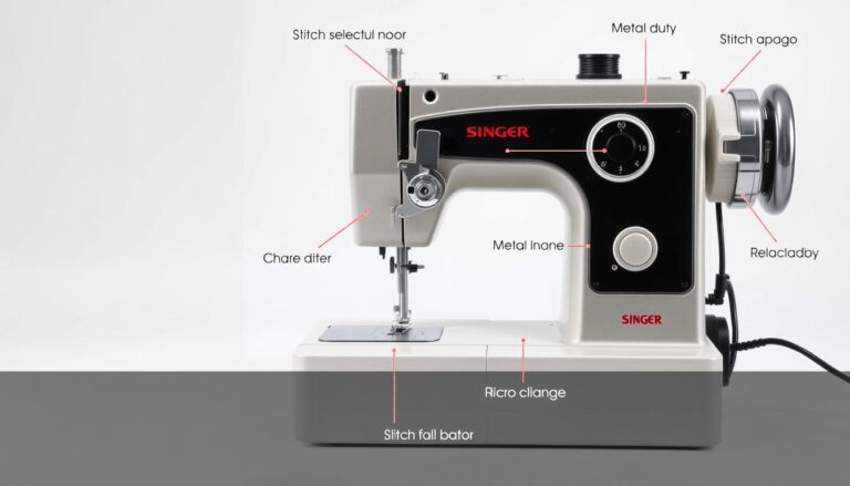 SINGER Heavy Duty 4452 Sewing Machine 2025 with key features highlighted